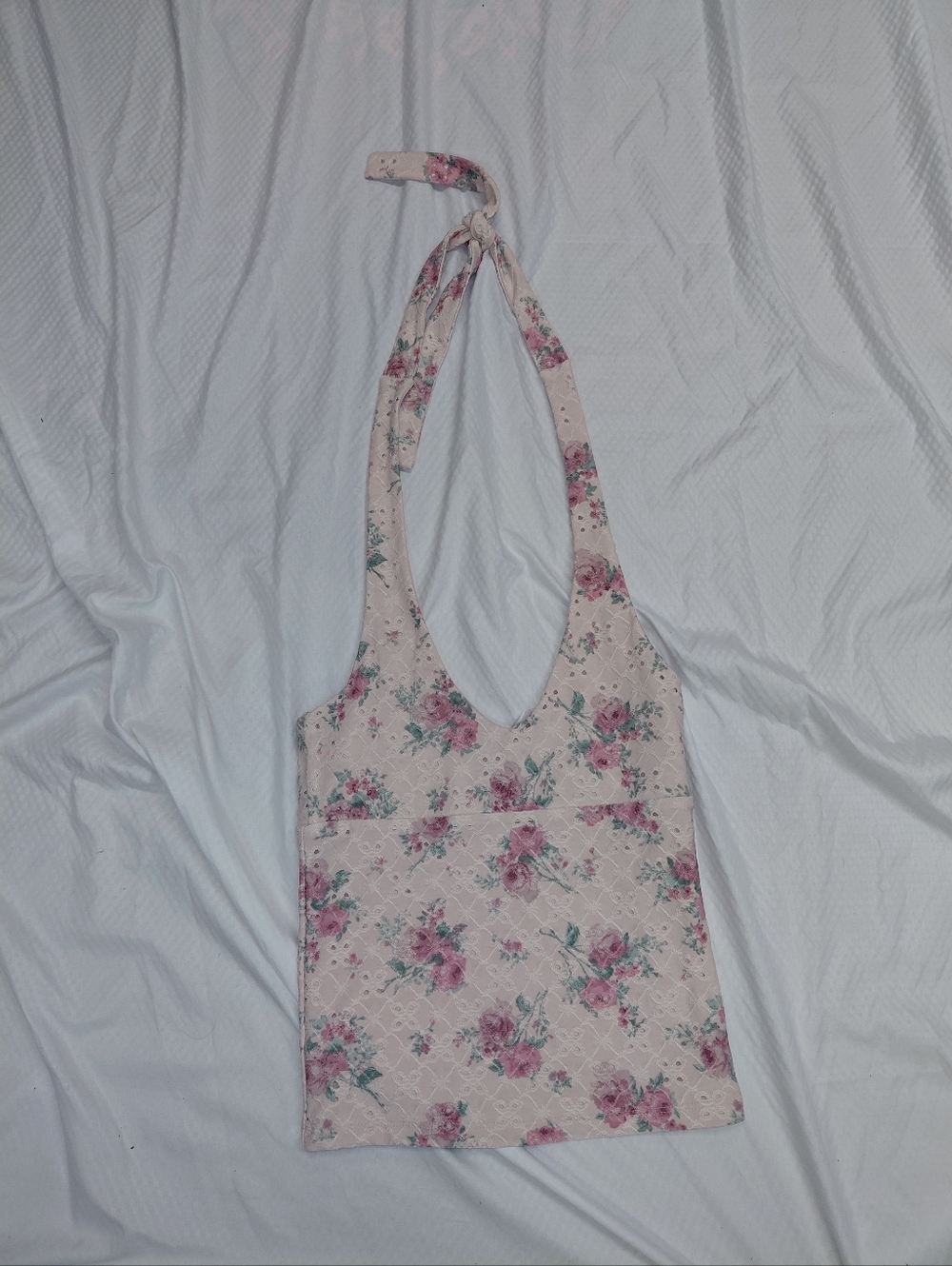 Aeropostale Pink Floral Halter Tote